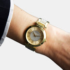 Guess Stainless Steel Round watch