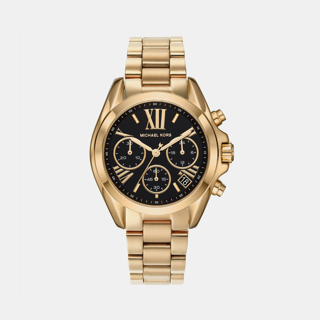 Michael Kors Round Black Chronograph watch