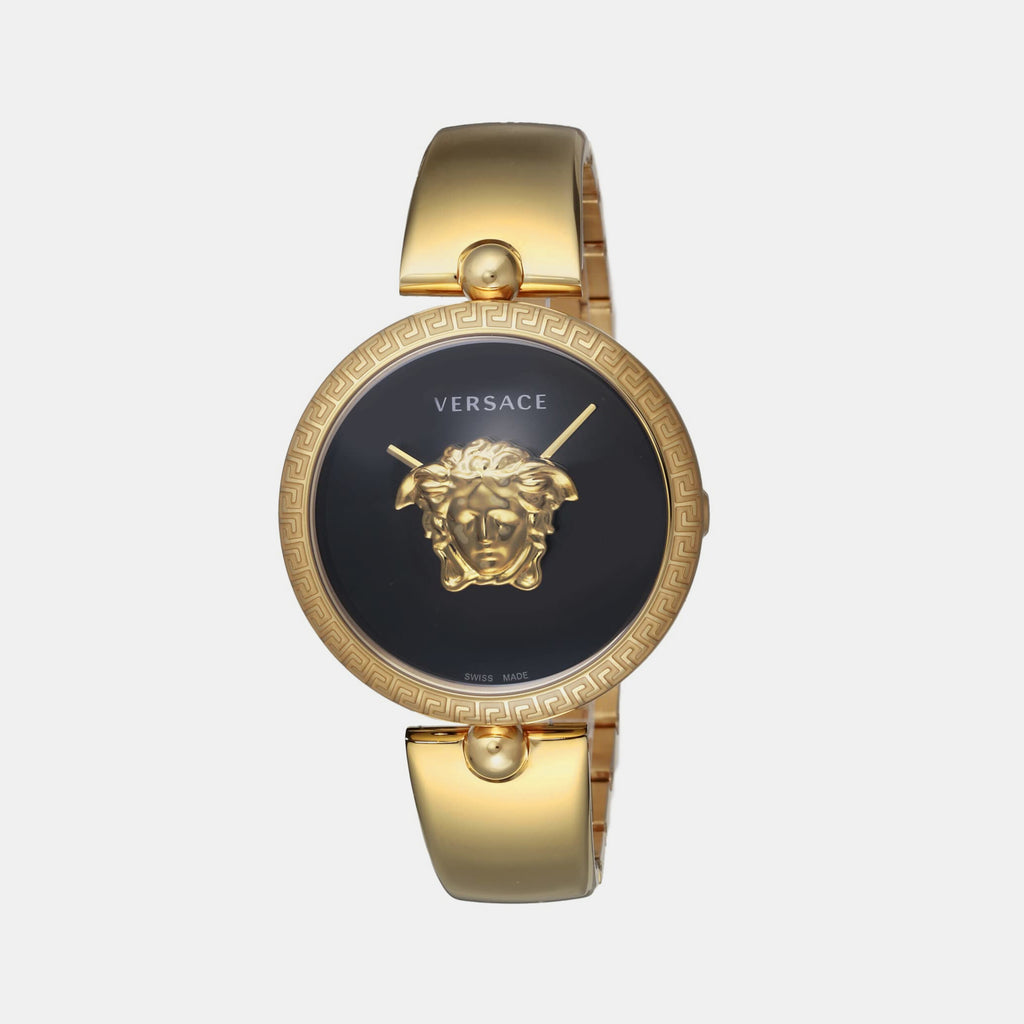 Versace Round Black Analog watch