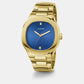 Headline Male Blue Analog Stainless Steel Watch GW0662G2