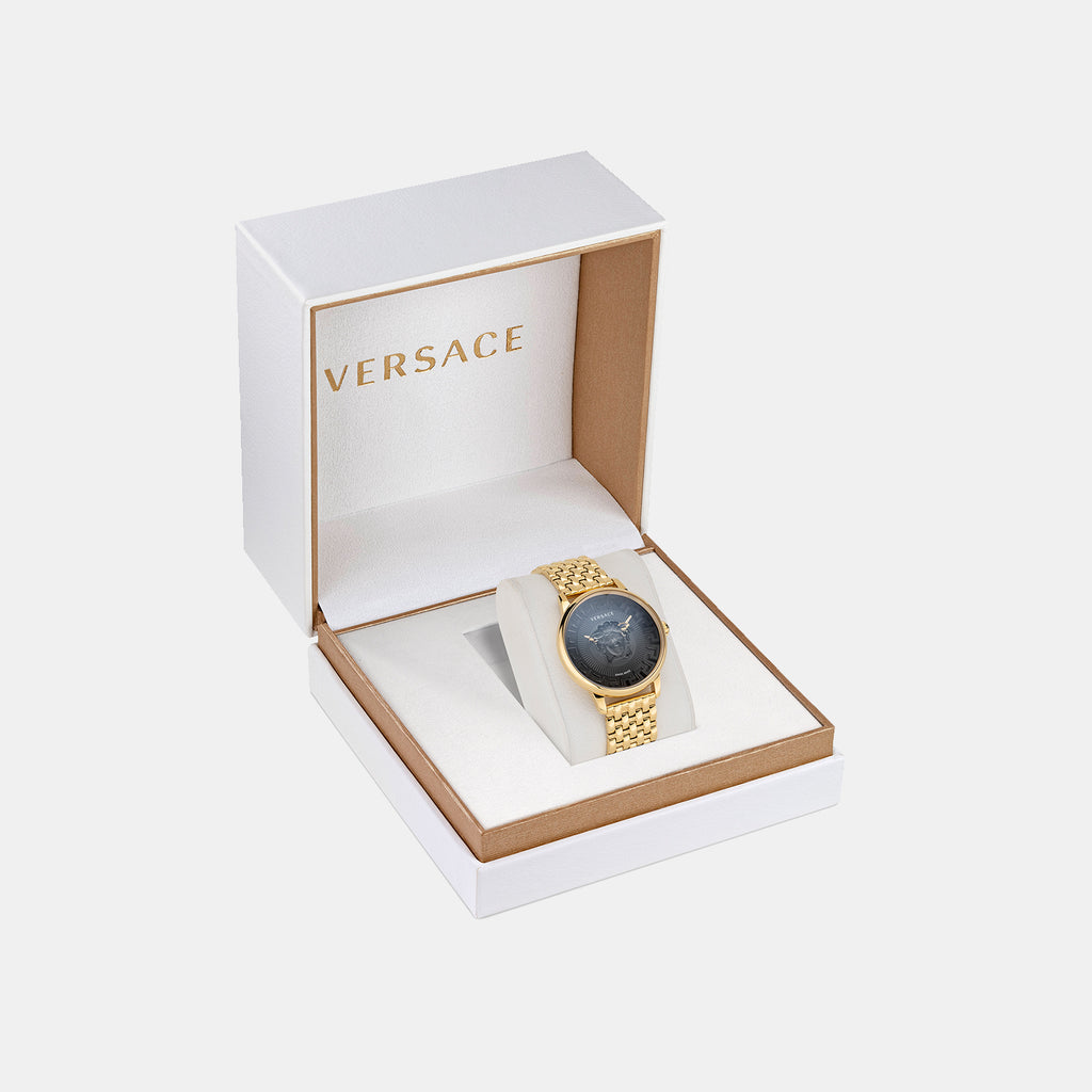 Versace Stainless Steel Round watch