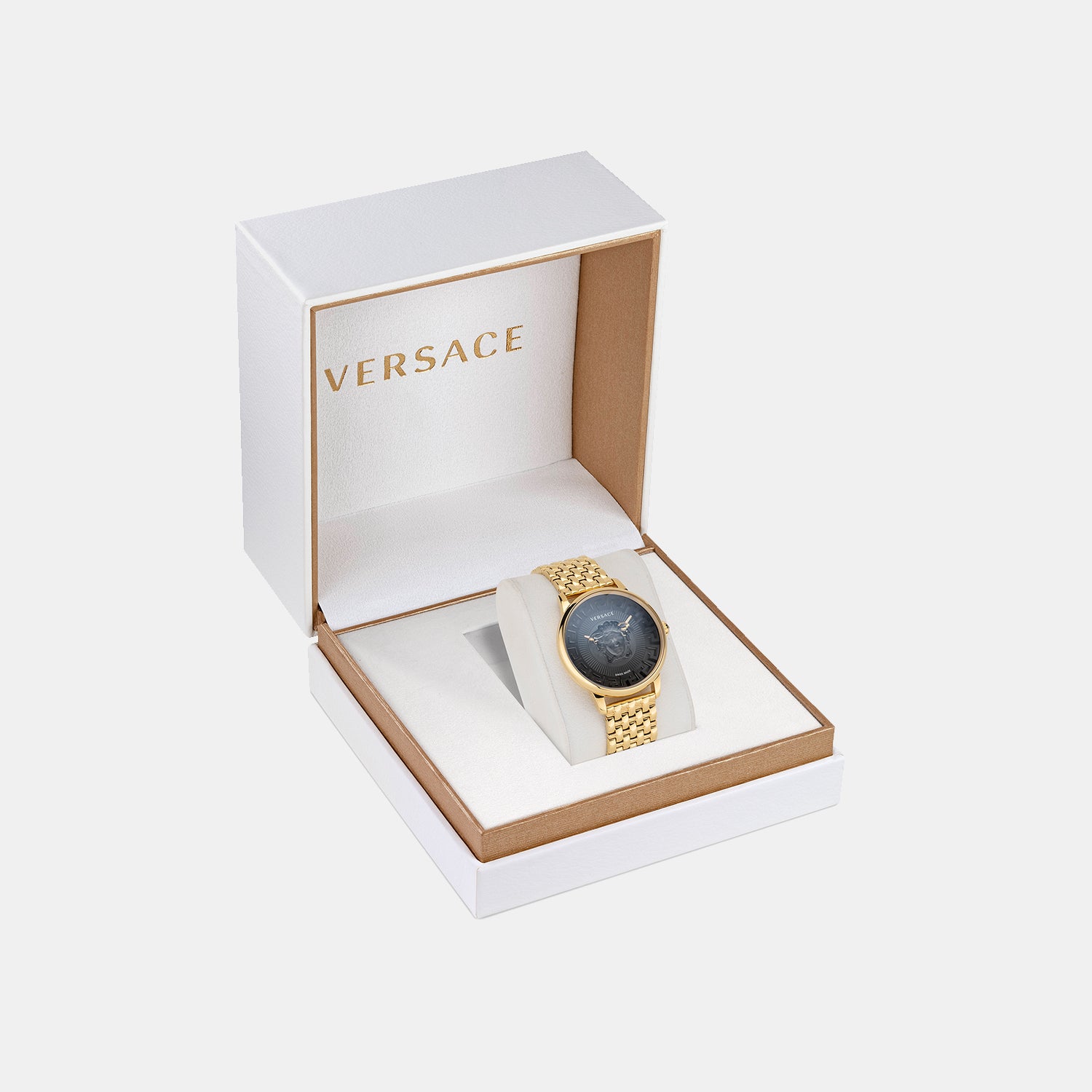 Versace Stainless Steel Round watch