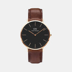 Daniel Wellington Round Black Analog watch