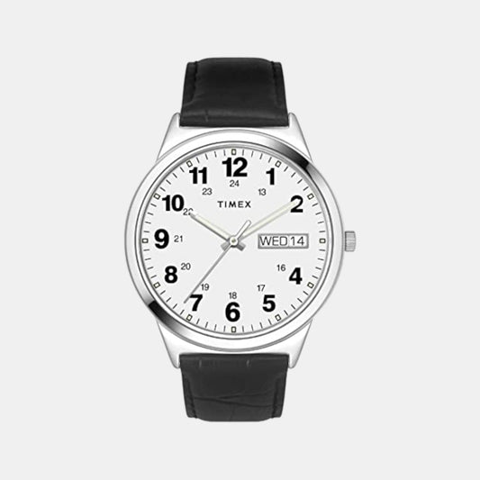Male Analog Leather Watch TWTG10000