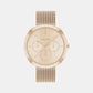 Shape Female Gold Analog Mesh Watch 25200340