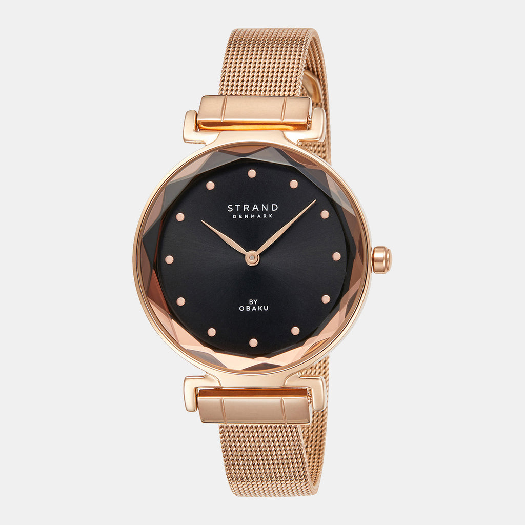 Strand Round Green Analog watch