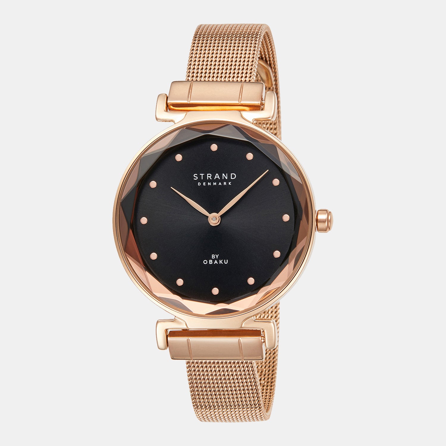 Strand Round Green Analog watch