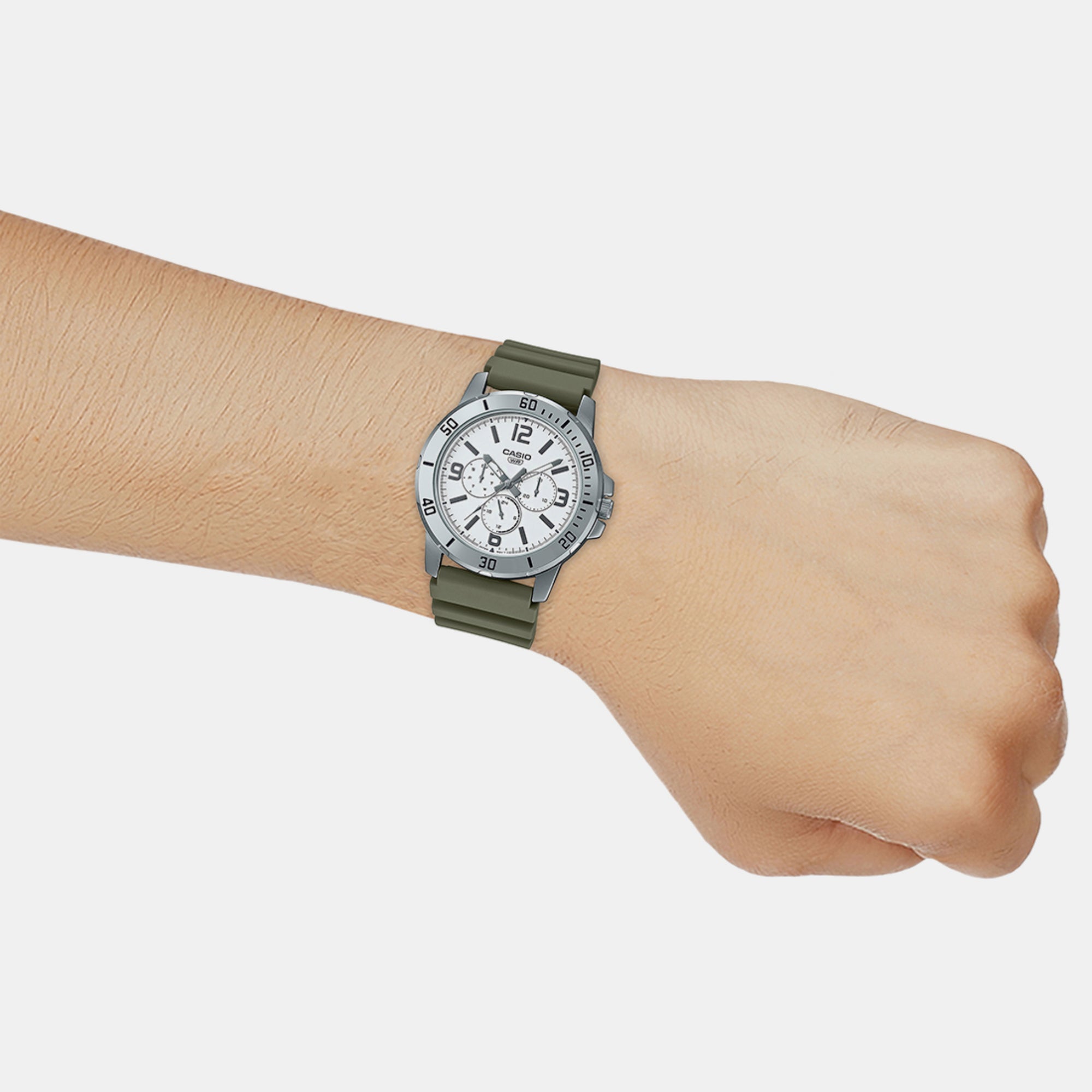 Casio Round Quartz Chronograph Men watch