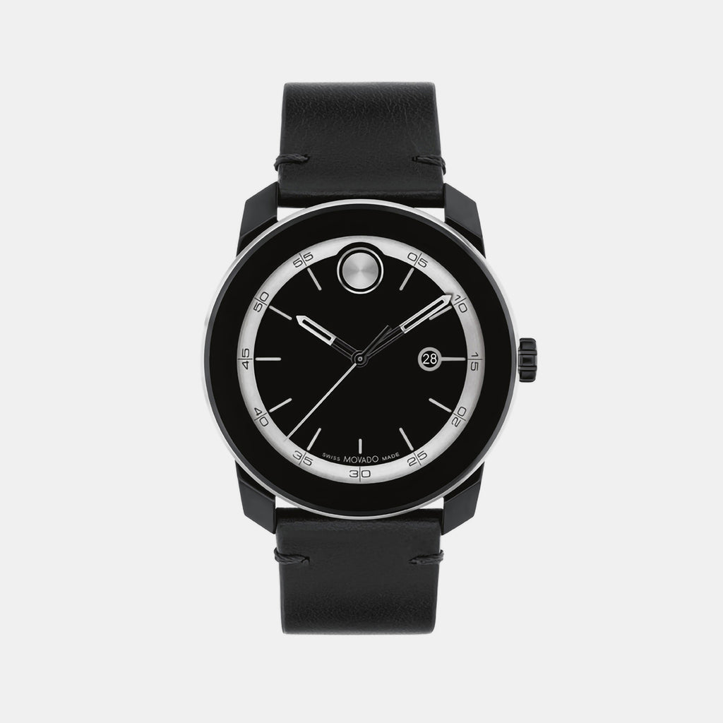 Movado Round Black Analog watch