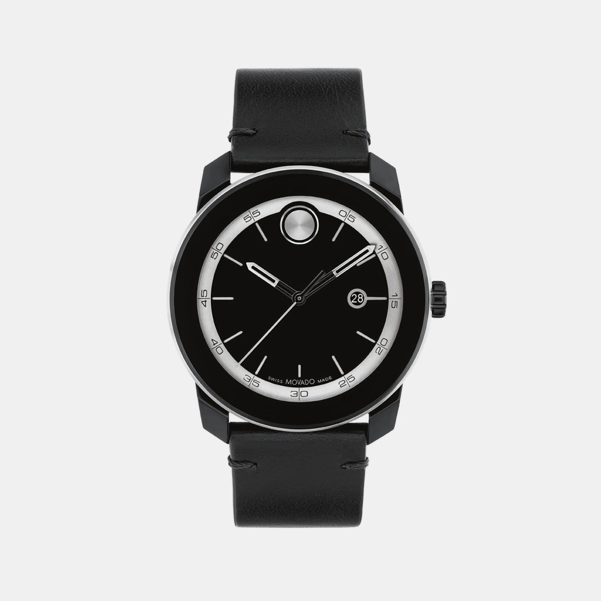 Movado Round Black Analog watch
