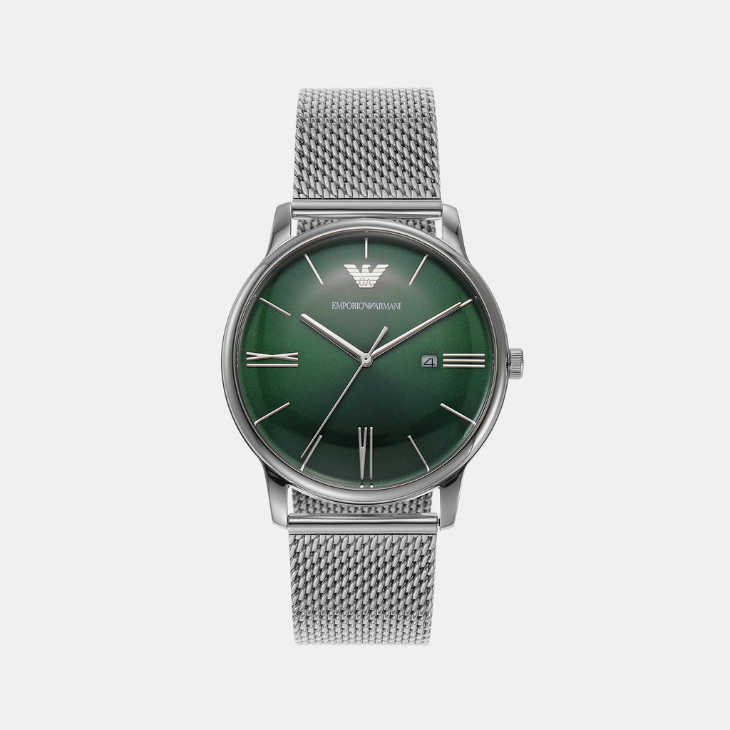 Emporio Armani Round Green Analog watch