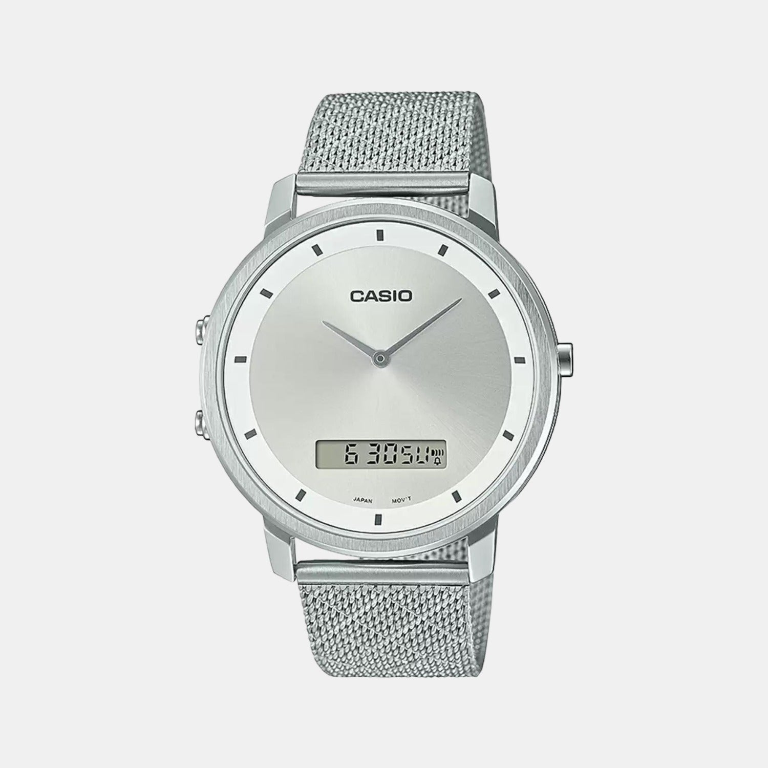 Casio Round Silver Analog watch