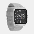 Casio Men Rectangular Grey watch