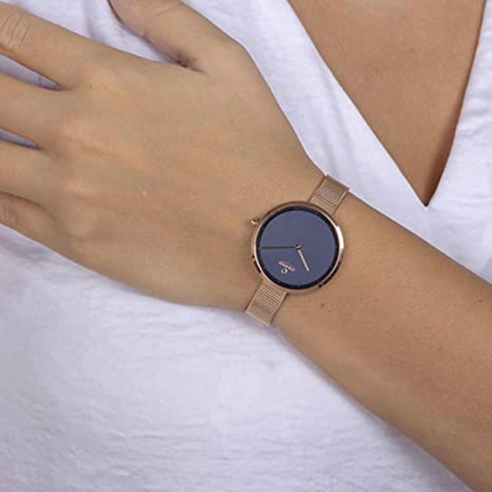 Dok-Azure Women Quartz Blue Dial Analog Stainless Steel Watch V227LXVLMV-EMJ