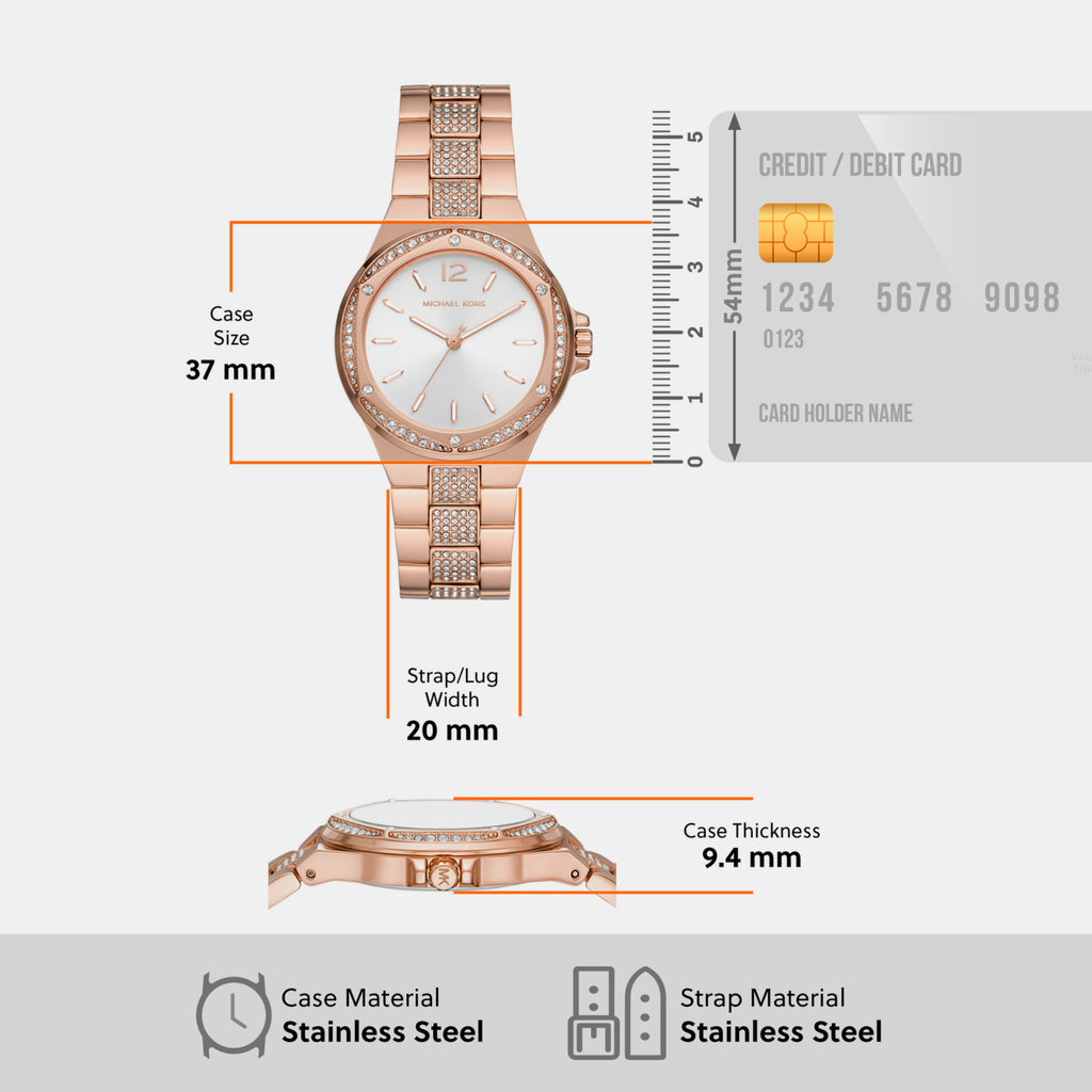 Michael Kors Stainless Steel Round watch