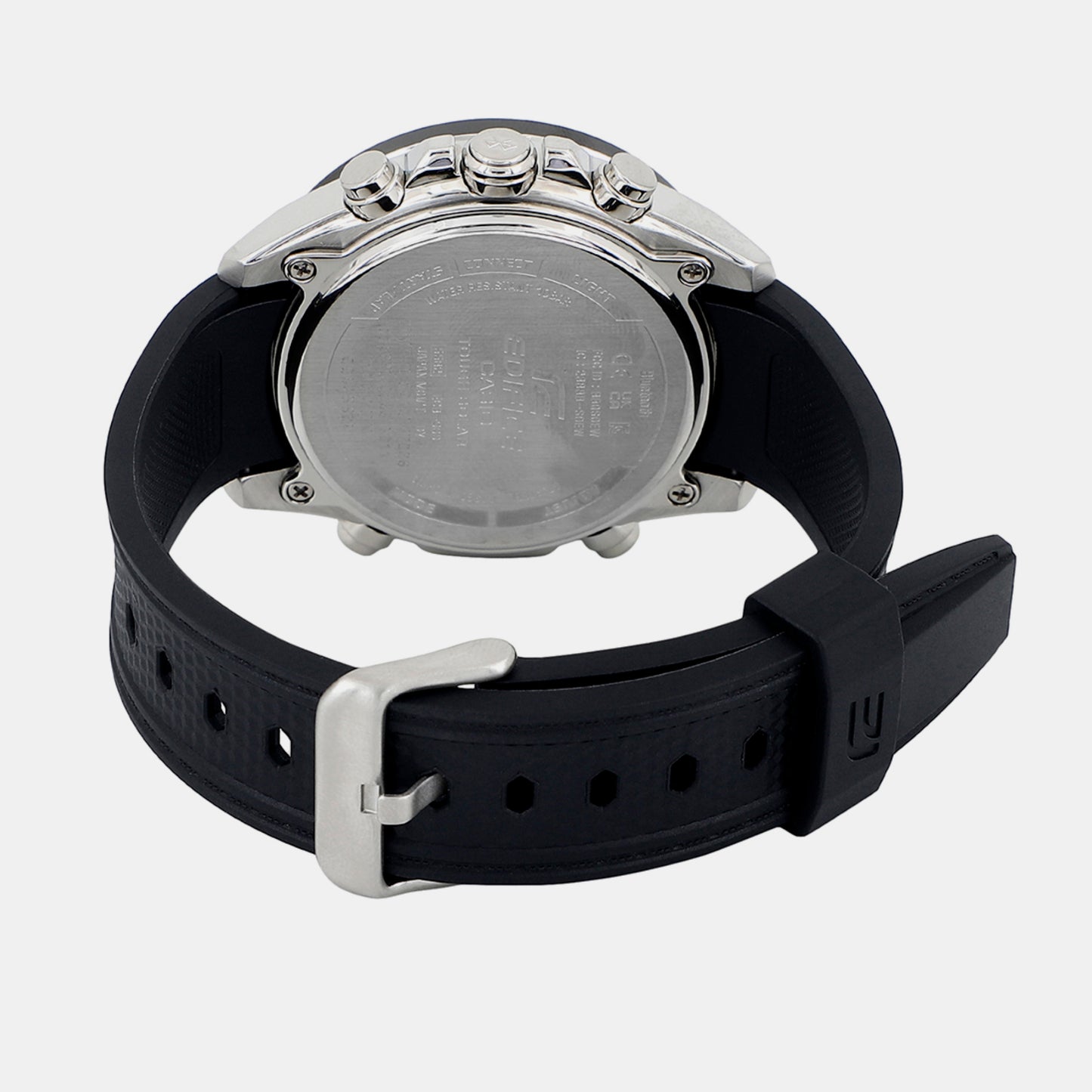 Men's Black Analog-Digital Resin Watch EX553