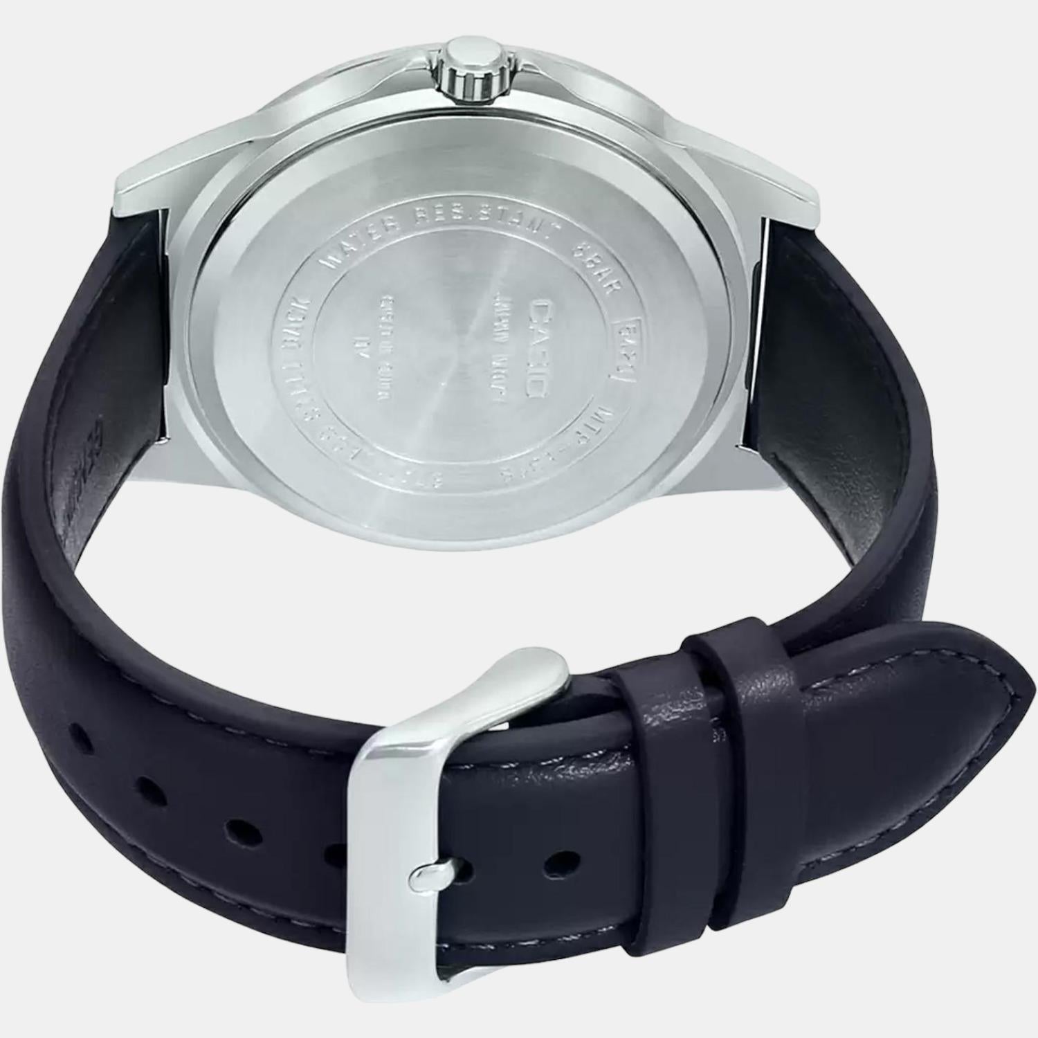 Casio Leather Black watch