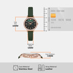 Emporio Armani 30 mm Green Quartz watch