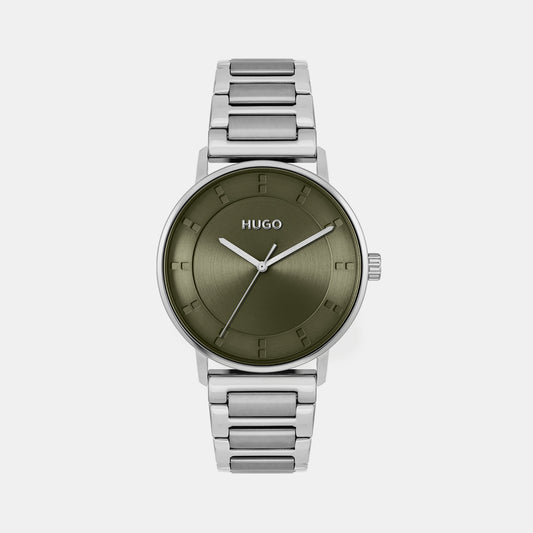 Ensure Male Green Analog Stainless Steel Watch 1530270