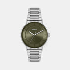 Boss Round Green Analog watch