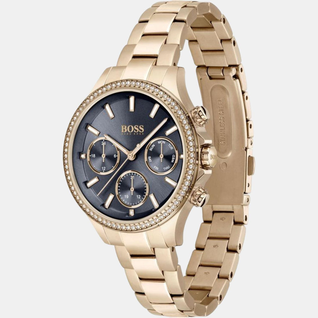 Boss Women Round Blue watch