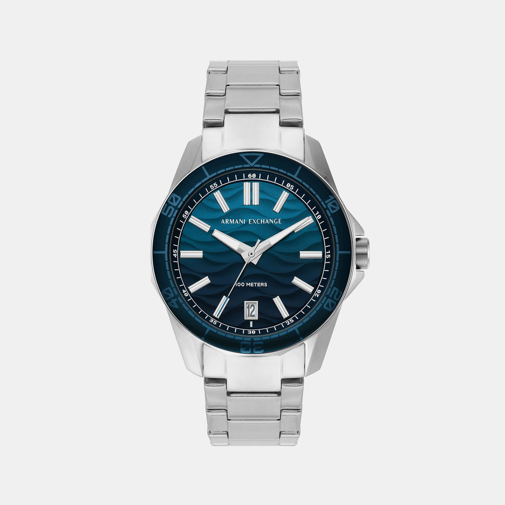 Armani Exchange Round Blue Analog watch