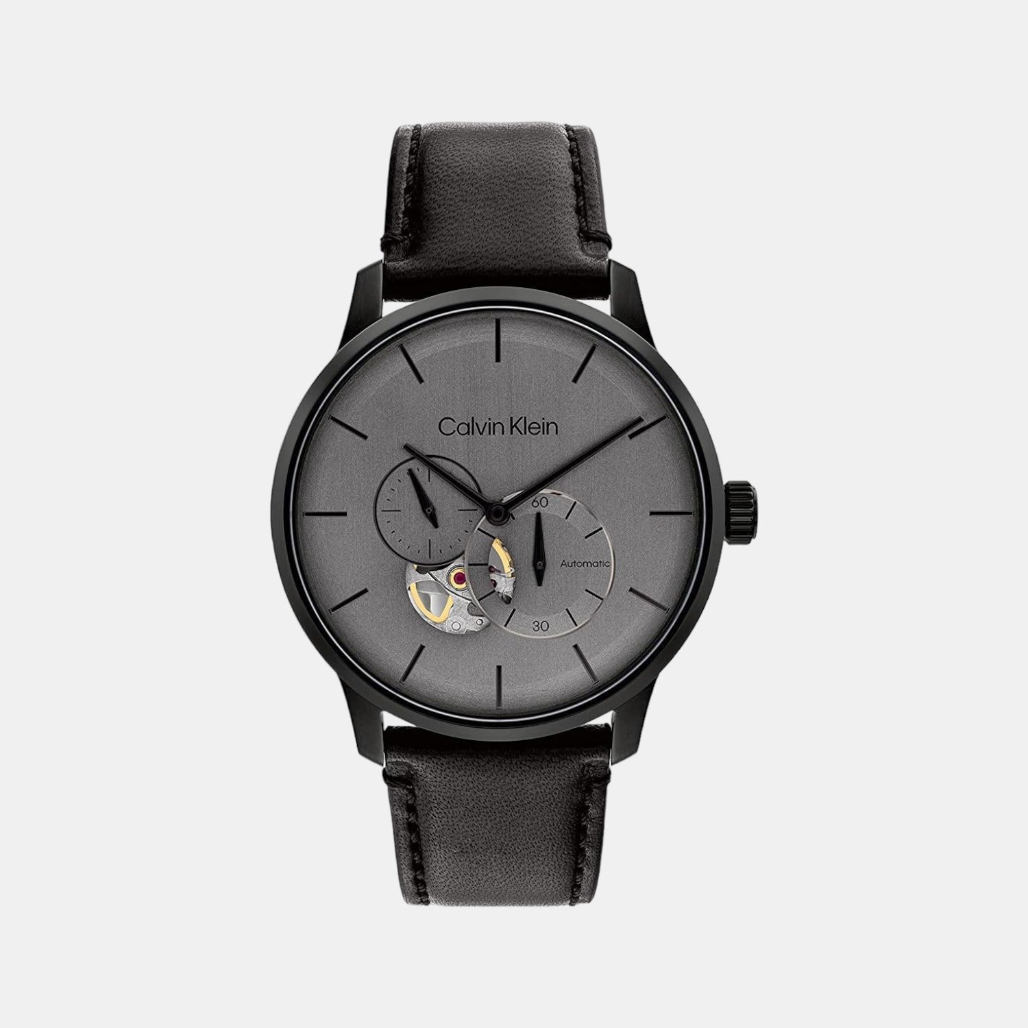 Calvin Klein Round Grey Chronograph watch
