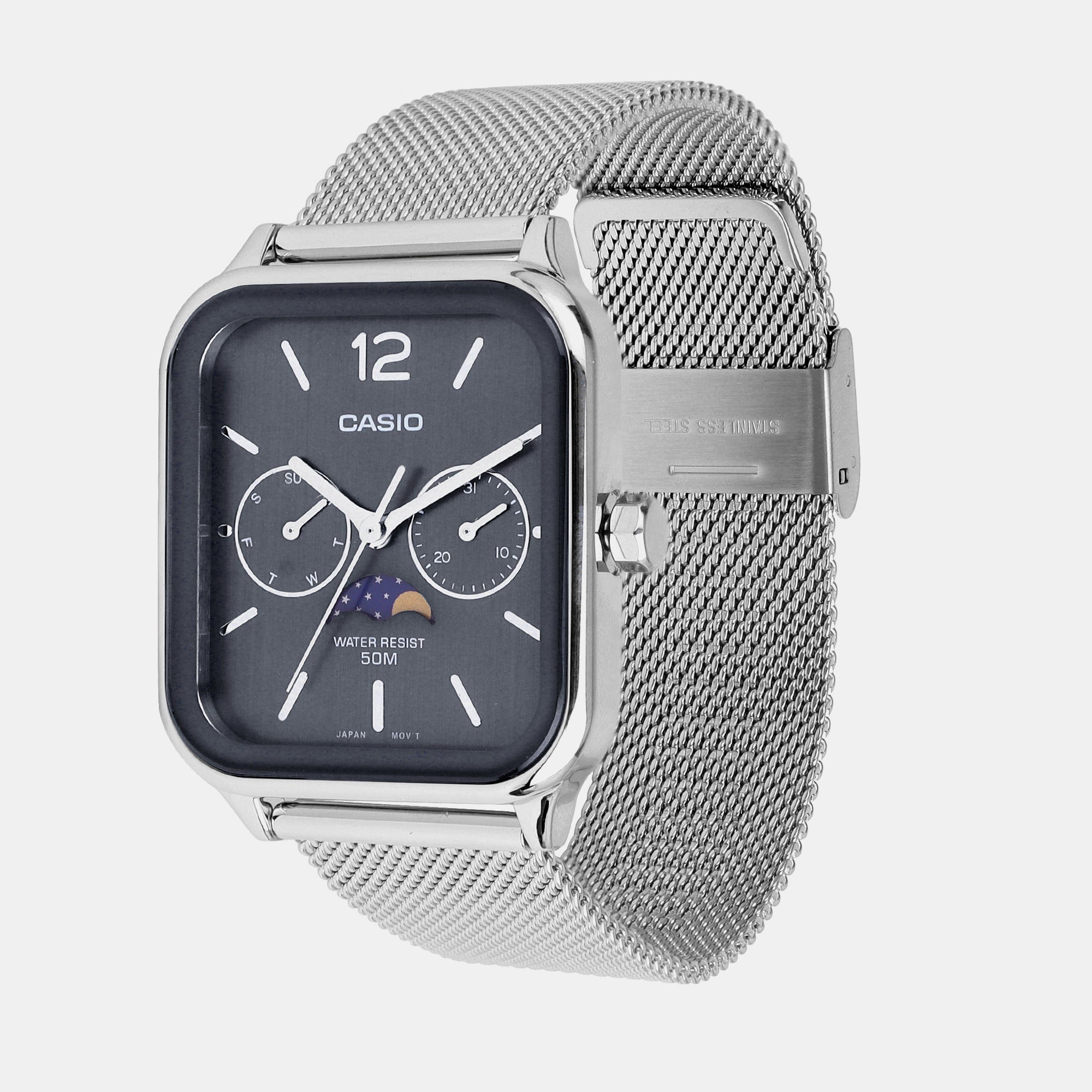 Casio 45 mm Rectangular Quartz watch