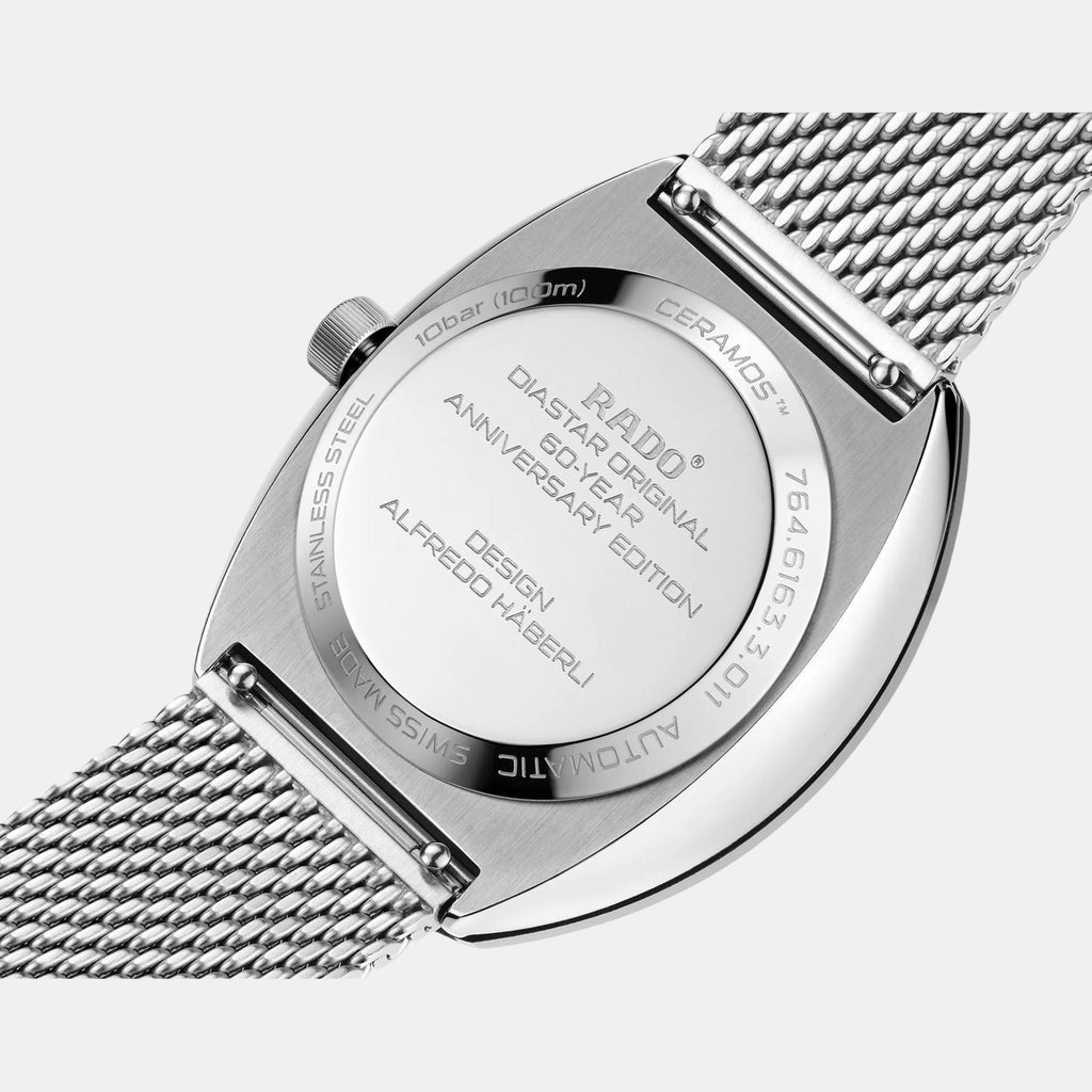 Diastar Unisex Automatic Grey Dial Analog Stainless Steel Watch R12163118