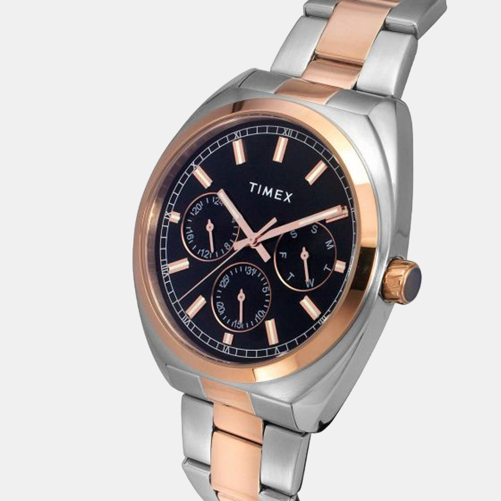 E Class Men Quartz Black Dial Chronograph Stainless Steel Watch TWEG22302