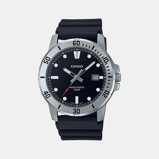 Male Black Analog Resin Watch A2139