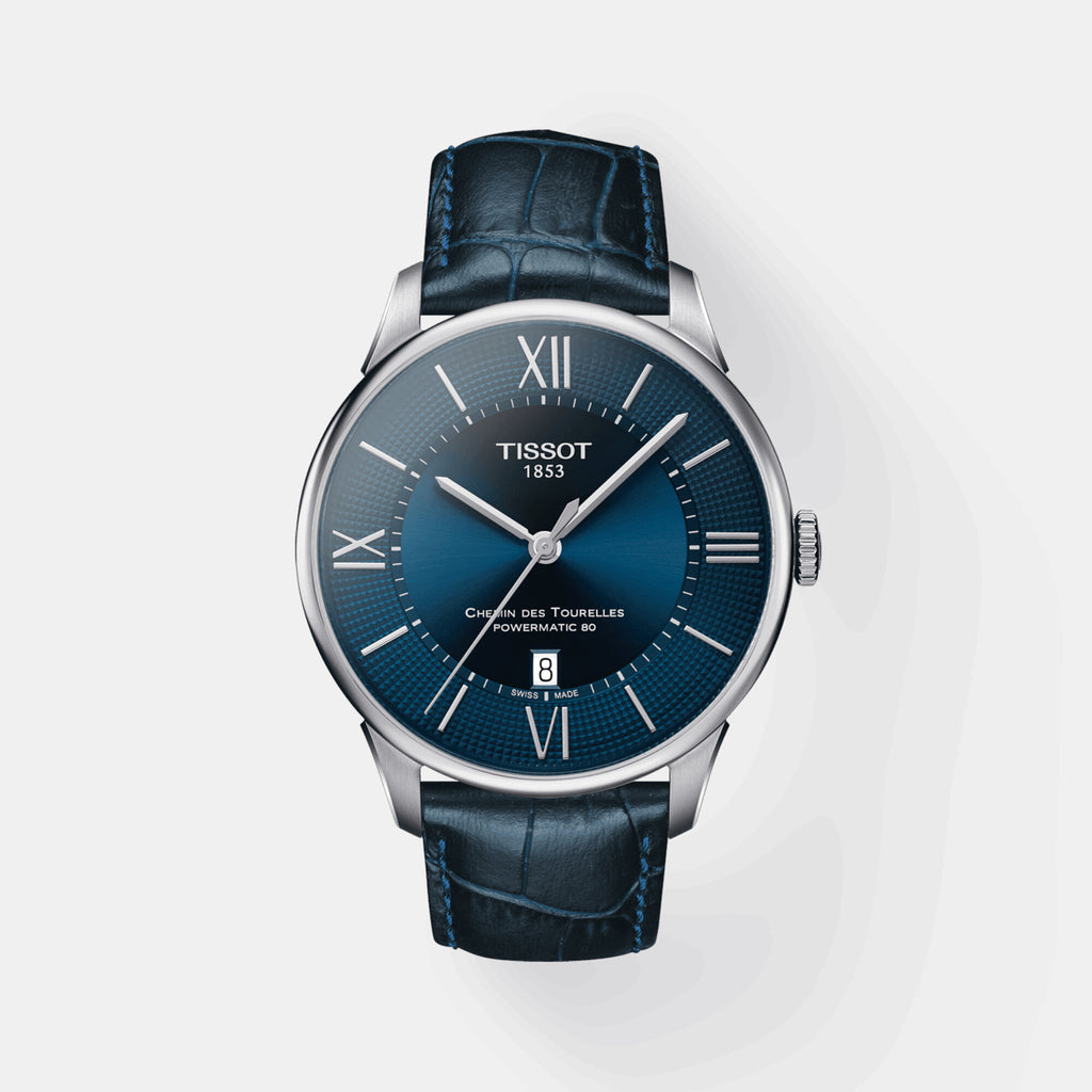 Tissot Round Blue Analog watch