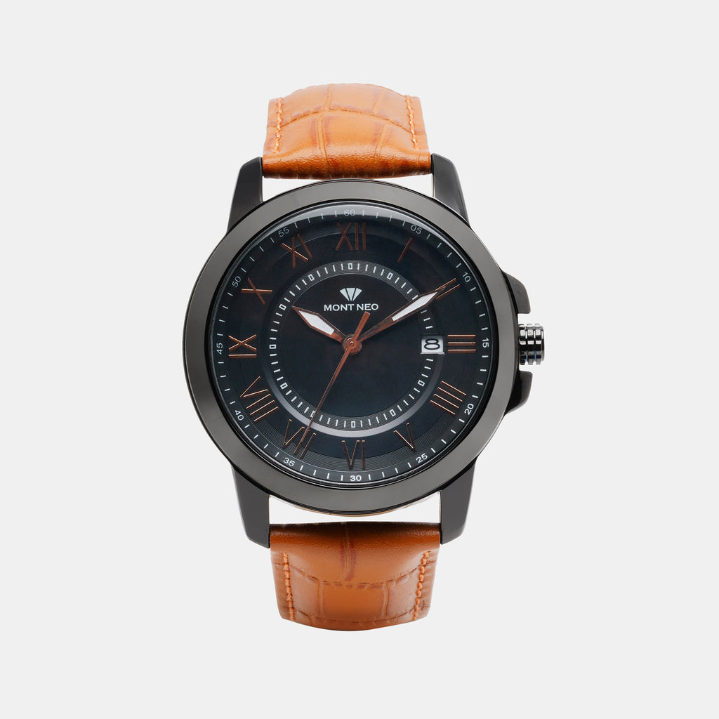 Mont Neo Round Black Analog watch