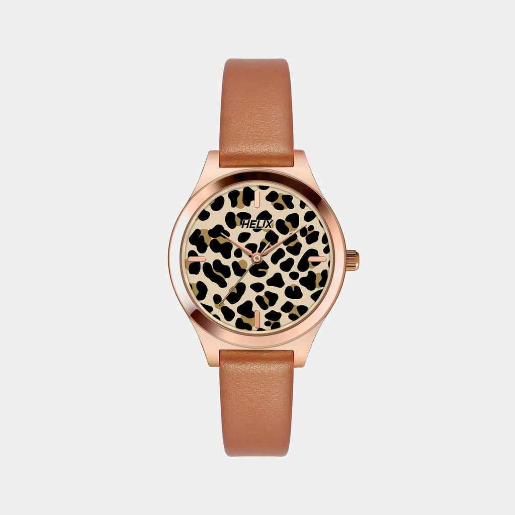 Helix Round Two Tone Analog watch