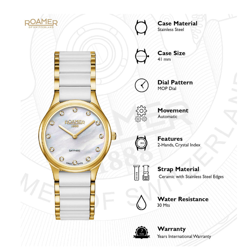 C-Line Women Quartz Silver Dial Analog Stainless Steel Watch 677855 48 29 60