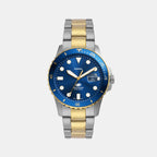 Fossil Round Blue Analog watch