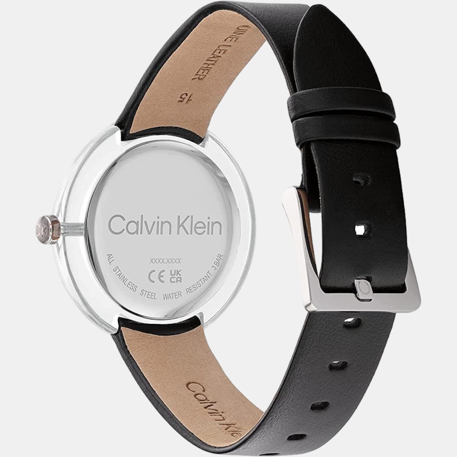 Calvin Klein Women Round Black watch