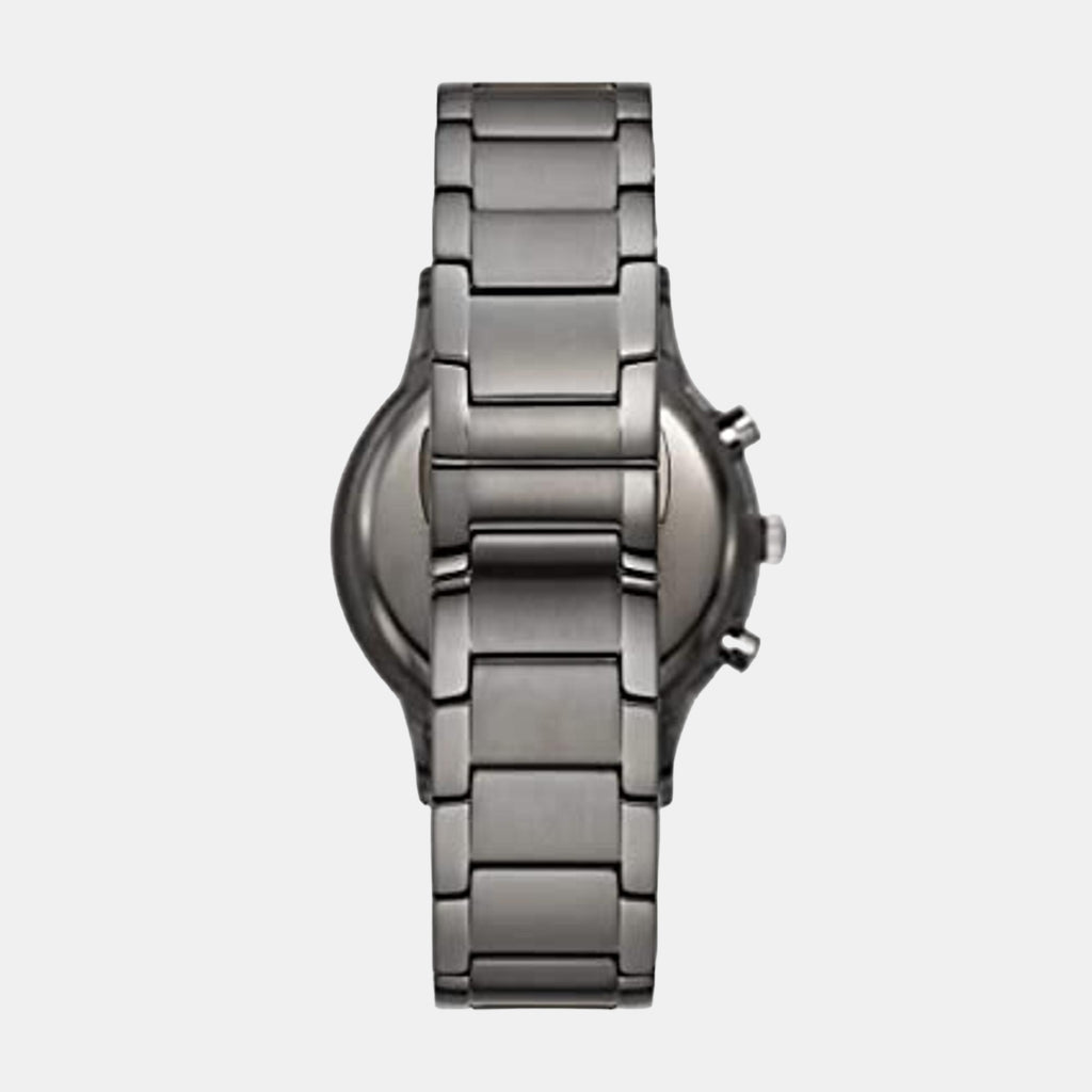 Men Quartz Black Dial Chronograph Stainless Steel Watch AR11531