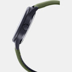 Enticer Men Quartz Green Dial Analog Leather Watch A1945