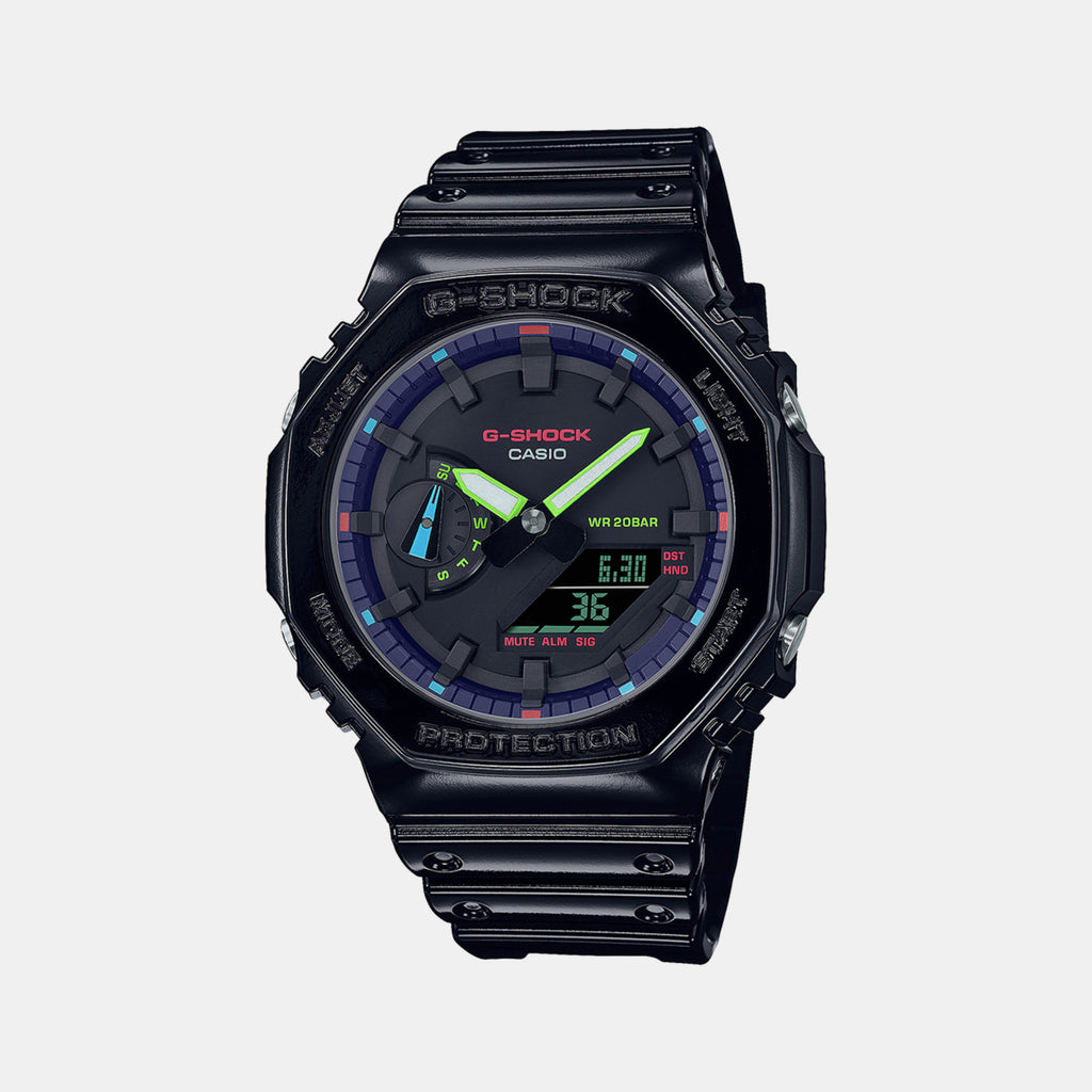 Casio Octagon Black Analog-Digital watch