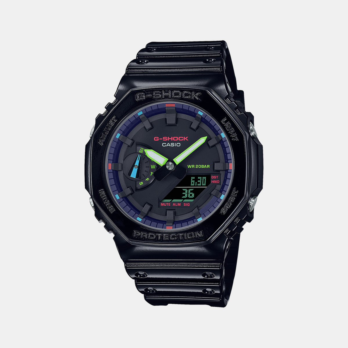 Casio Octagon Black Analog-Digital watch