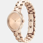 Calvin Klein Women Round Gold watch