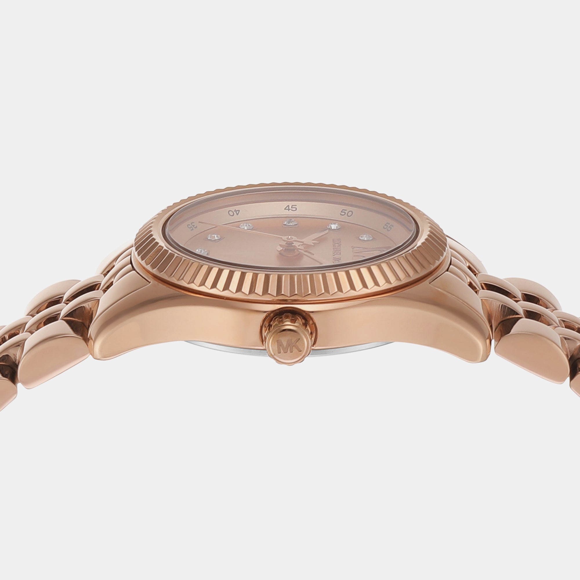 Female Rose Gold Analog Stainless Steel Watch MK4739 – Just In Time