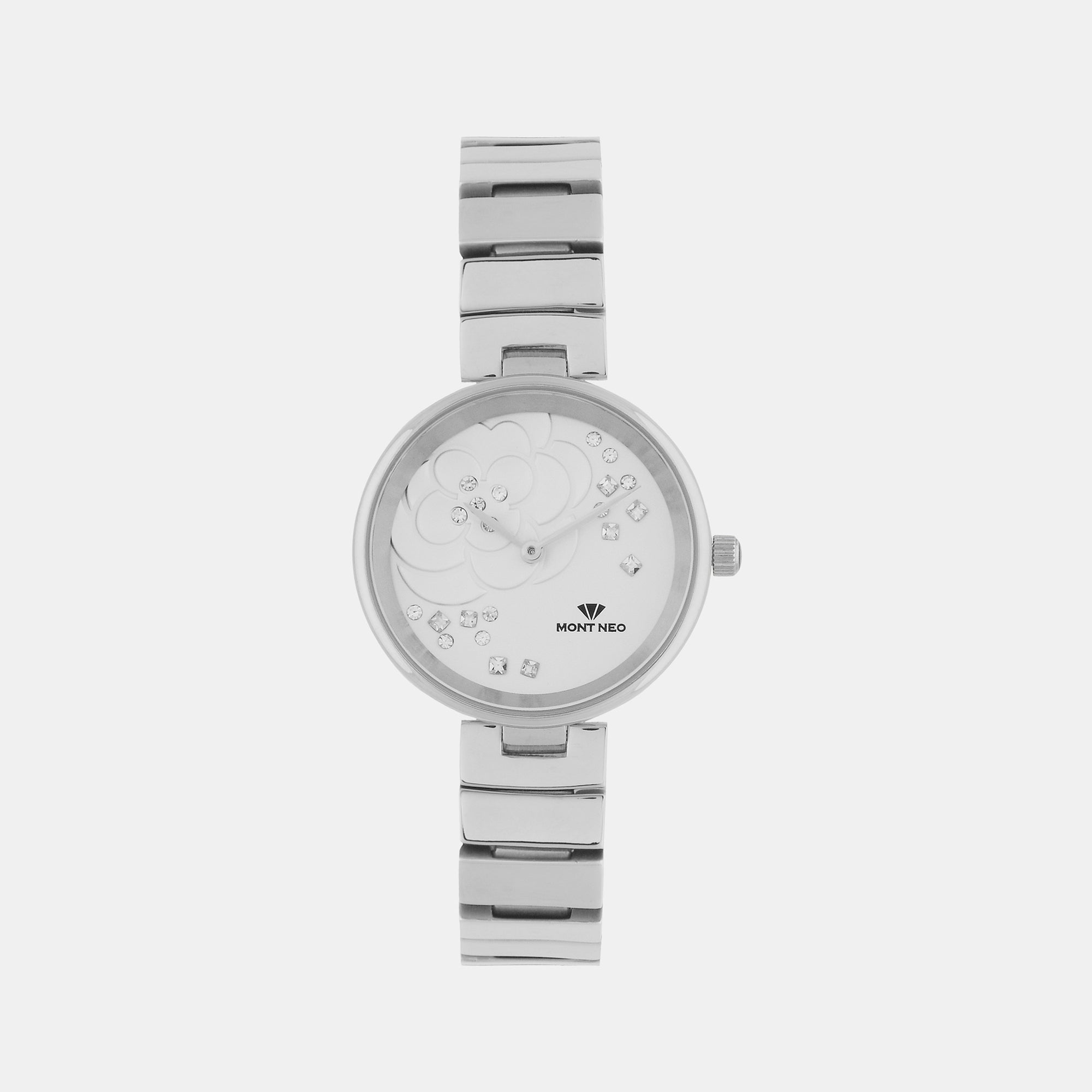 Mont Neo Round Silver Analog watch
