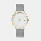 Obaku Round Silver Analog watch