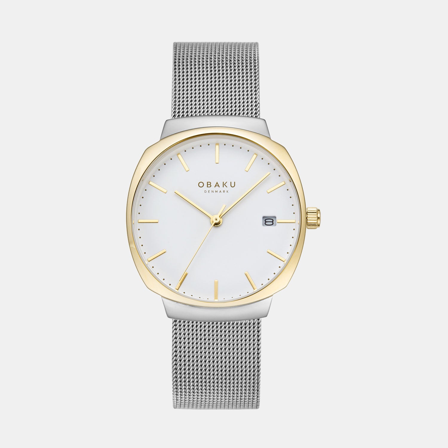 Obaku Round Silver Analog watch