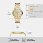 Armani Exchange 40 mm Gold Quartz watch