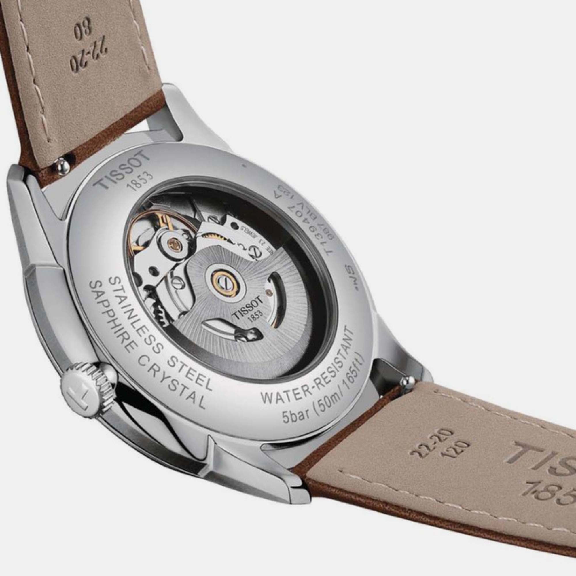 Tissot Leather Blue watch