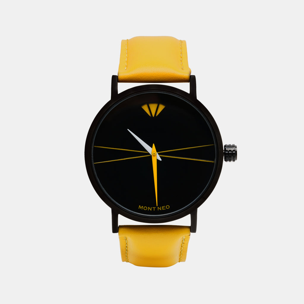 Mont Neo Round Black Analog watch