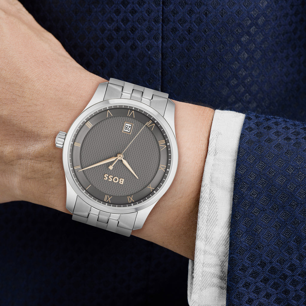 Boss Stainless Steel Round watch